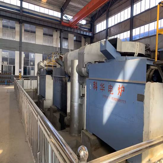 Fusione in fonderia a frequenza intermedia con forno di fusione a induzione per acciaio Made in China